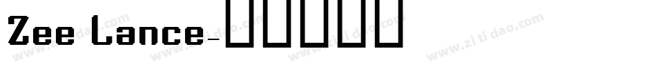 Zee Lance字体转换